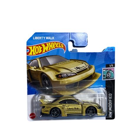 Hot Wheels Liberty Walk Gold Short Car Toy