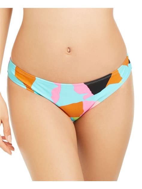 Hula Honey Women S Aqua Stretch Lined Bikini Moderate Coverage Hipster Swimsuit Bottom S