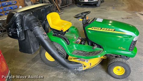 John Deere Lt150 Lawn Mower In Hugoton Ks Item Dm2529 Sold Purple Wave