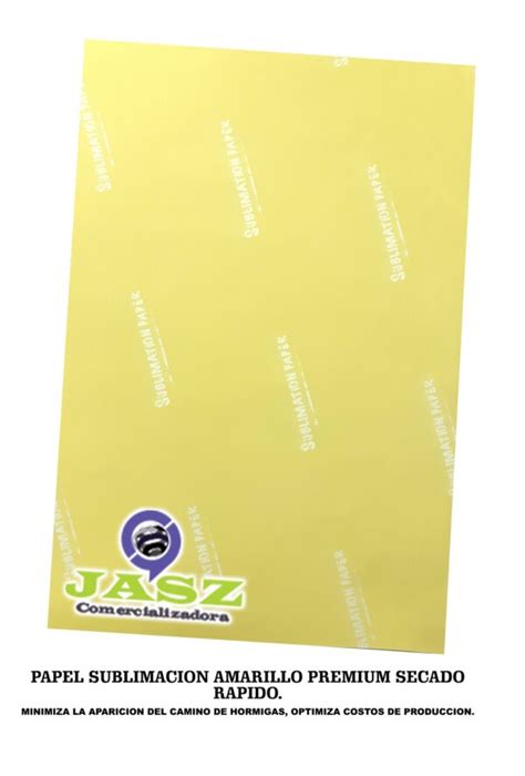 Papel Sublimacion Secado Rapido A4x100 Hojas Comercializadora Jasz