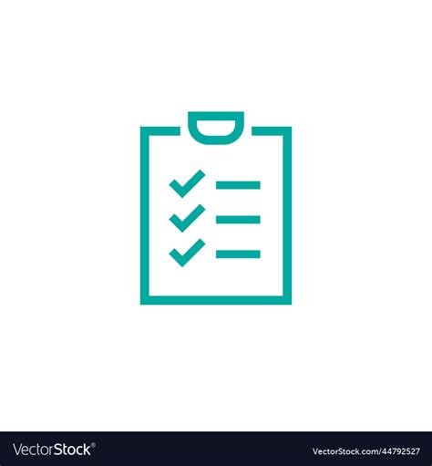 To Do Check List With Ticks And Points Clipboard Vector Image