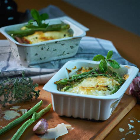 Bohnengratin Mit Bechamelsauce Rezept