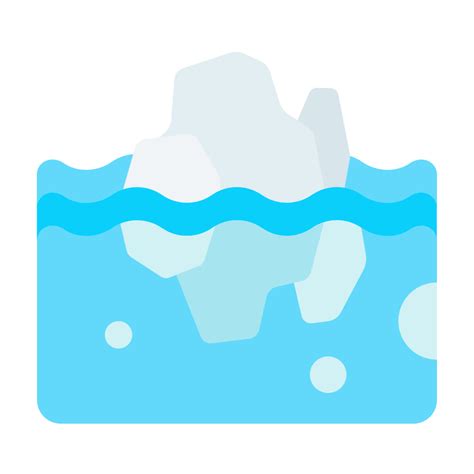 Frozen Glacier Ice Iceberg Mountain Icon Free Download