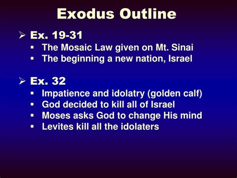 Ppt Introduction To Exodus Powerpoint Presentation Free Download