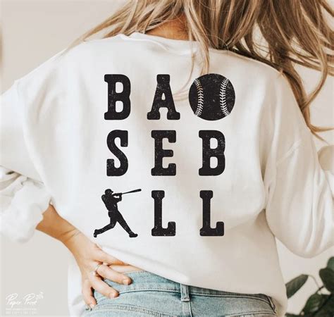 Baseball Vibes Svg Baseball Mom Svg Baseball Shirt Svg Baseball