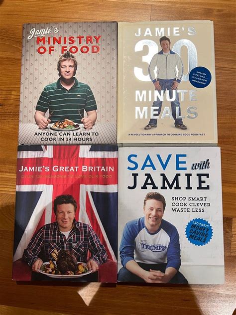 4 Jamie Oliver Cookbooks, Hobbies & Toys, Books & Magazines, Fiction ...