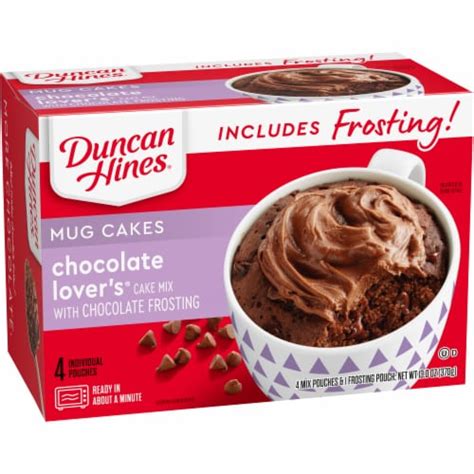 Duncan Hines Chocolate Lover S Cake With Chocolate Frosting Mug Mix 13 Oz Fred Meyer