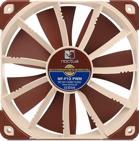 Noctua NF F12 PWM 120mm 4pin 1500RPM Case Cooler Fan CASEFAN 050 Buy