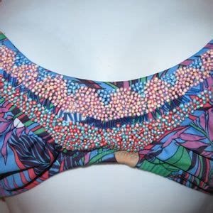 Victoria S Secret Swim Victorias Secret Beaded Floral Bikini Top Poshmark