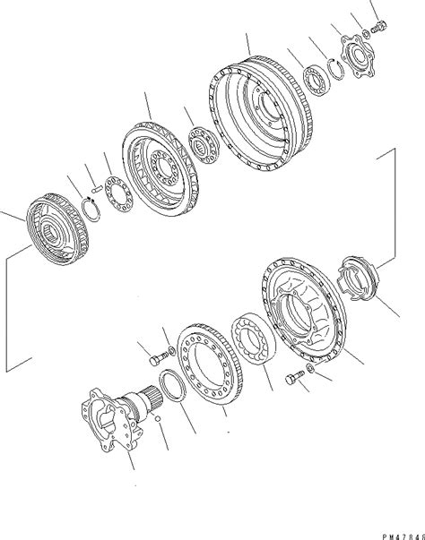 KOMATSU TORQFLOW ASS Y Запчасти
