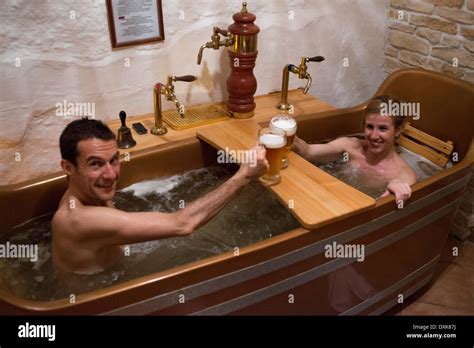 Immerse Yourself In A True Spa Naked Beer Bernard Beer Spa Prague