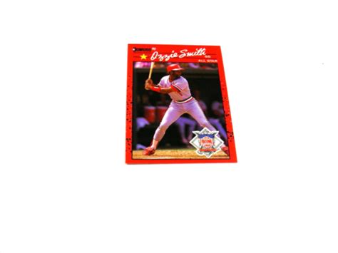 Ozzie Smith 1990 Donruss All Star Card 710 Ebay