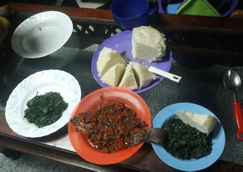 Ugali fish and sukuma# vegetable contest Recipe by Aidah S Linah - Cookpad