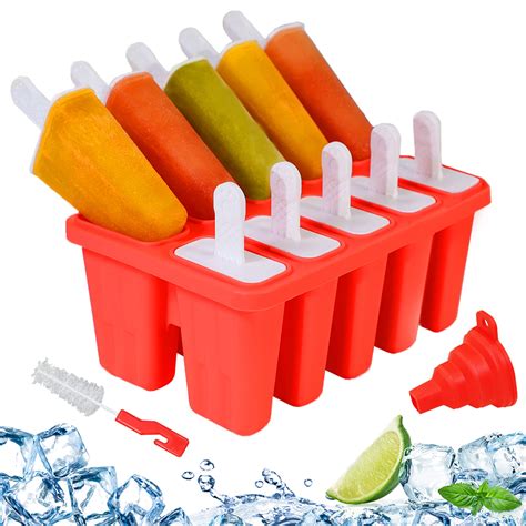 Silicone Popsicle Molds 10-cavity 2 Pack (Red) for sale | Mesa, AZ ...