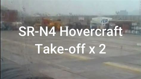 On Board Giant Hovercraft Take Off X Sr N Mountbatten Class Youtube