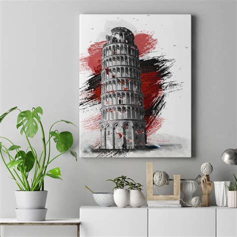 Turnul Din Pisa Tablou Urban Vizio Tablouri Canvas