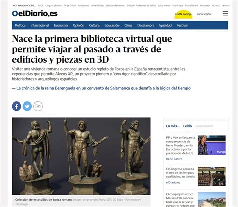 Reportaje Sobre Alveus Xr En Eldiario Es Alveus Xr