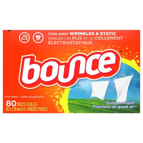 Bounce Outdoor Fresh Fabric Softener Dryer Sheets Shop Softeners At H E B