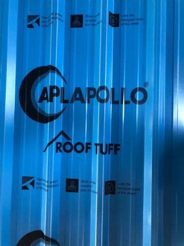 Aluminium Apollo Roof Tuff Profile Sheet Thickness Mm Color