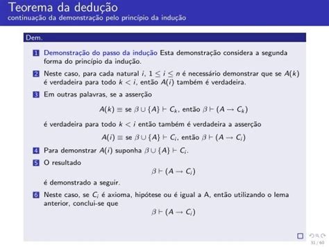 Teoria Classica Da Dedução M.s. Lourenço Pdf - Teorema da dedução cont