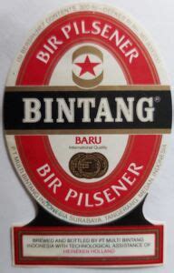 Drink Label: Bintang (P.T. Multi Bintang Indonesia Tbk., IndonesiaCol ...