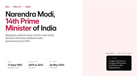 narendra modi biography political career  major policy decisions