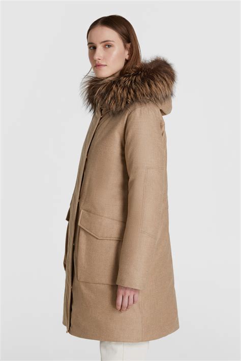 Military Parka Aus Premium Wolle Damen Woolrich