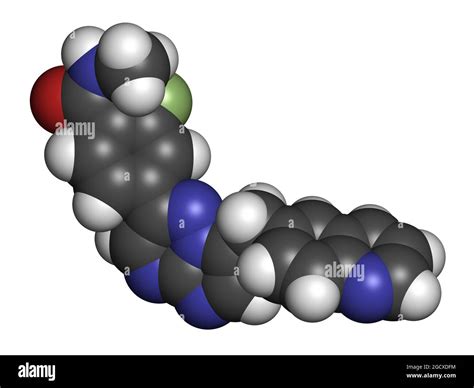 Molécula de medicamento para el cáncer de Capmatinib inhibidor de la c