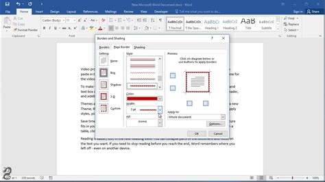 Microsoft Word Shortcut How To Insert Page Border Youtube Images And