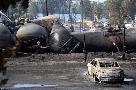 Lac Megantic Fire Death Toll Rises To 5 And Massive Fire Is Still