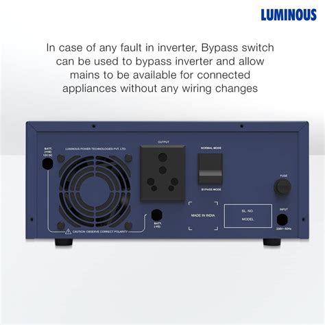 Luminous Optimus 1250 Pure Sine Wave IPS Inverter At Best Price In