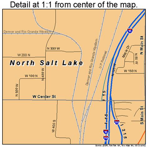 North Salt Lake Utah Street Map 4955210