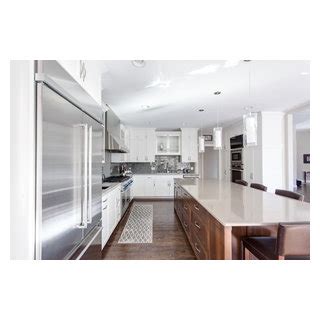 Rosemount Contemporary White Kitchen Transitional Kitchen