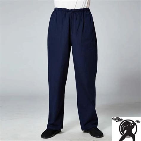 Pure Cotton Martial Arts Kung Fu Sports Pants Old Coarse Male