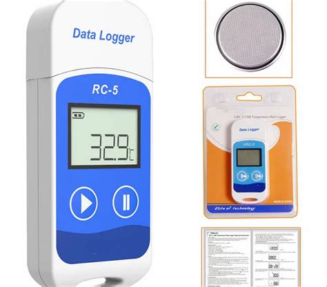 High Accuracy USB Temperature Data Logger Temperature Sensor USB Temp Recorder Sensor ...