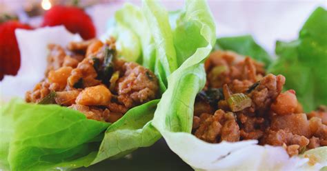 Chicken Lettuce Wrap Recipe - Only 141 Calories! : ObesityHelp