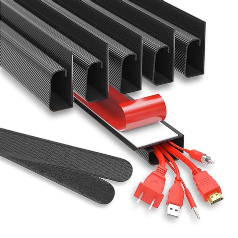 Buy J Channel Cable Raceways Black Raceway Cable Management