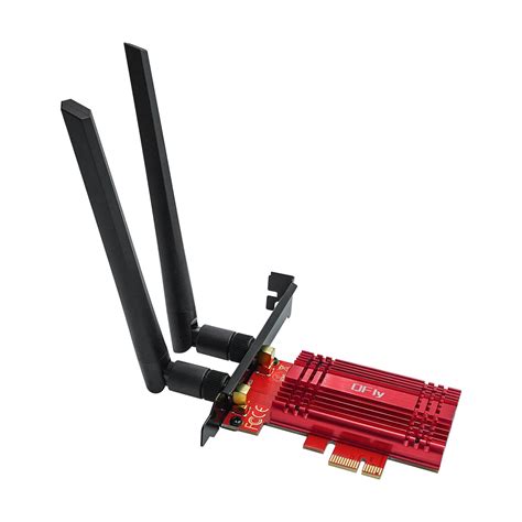 WiFi Card 6E 5400Mbps (6GHz&5Ghz&2.4GHz) PCIe WiFi 6E Card, Bluetooth 5.3, AX210 Module Inside ...