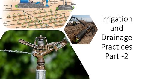 Irrigation And Drainage Engineering Part Youtube