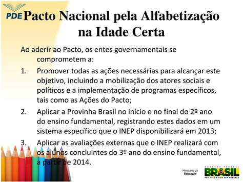 PPT PACTO NACIONAL PELA ALFABETIZAÇÃO NA IDADE CERTA PowerPoint