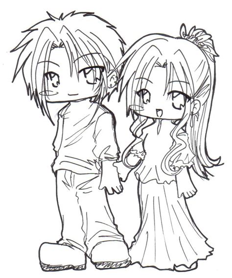 Cute Chibi Couple Drawing At Getdrawings Free Download