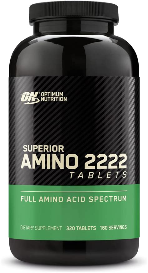 Optimum Nutrition Superior Amino 2222 Tabletas aminoácidos esenciales