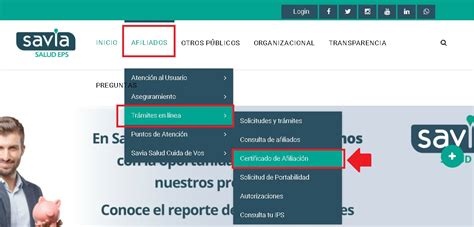 Savia Salud Eps Afiliaci N Citas Y Certificado Servicios