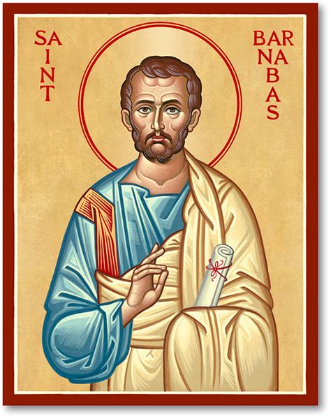 Men Saint Icons: St. Barnabas Icon | Monastery Icons