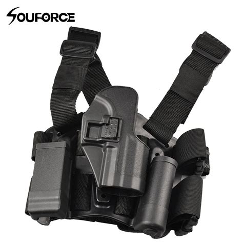 Tactical Leg Set Combat Belt Hunting Holster Airsoft Drop Leg Right