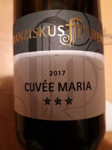 Franziskus Diehl Cuvée Maria Trocken Vivino US