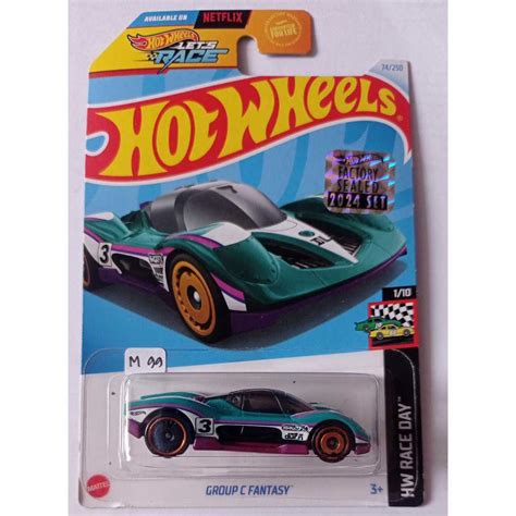 Hot Wheels Group C Fantasy Green No Hw Race Day Hotwheels Lets Race Netflix Factory Sealed