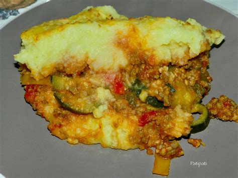 Hachis Parmentier aux légumes du sud