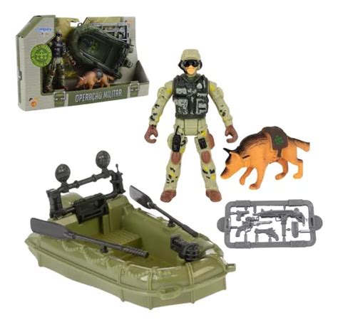 Kit Militar Base Opera Es Combate Brinquedo Infantil Bote Mercadolivre