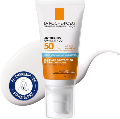 La Roche Posay Anthelios Uv Mune 400 Crema Sin Color 50 Ml Mx Belleza